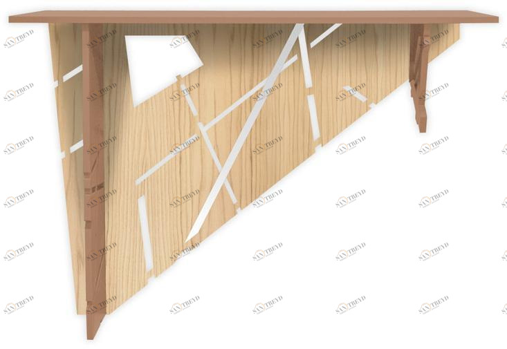 LAS Прямоугольная консоль sun-id-1396229