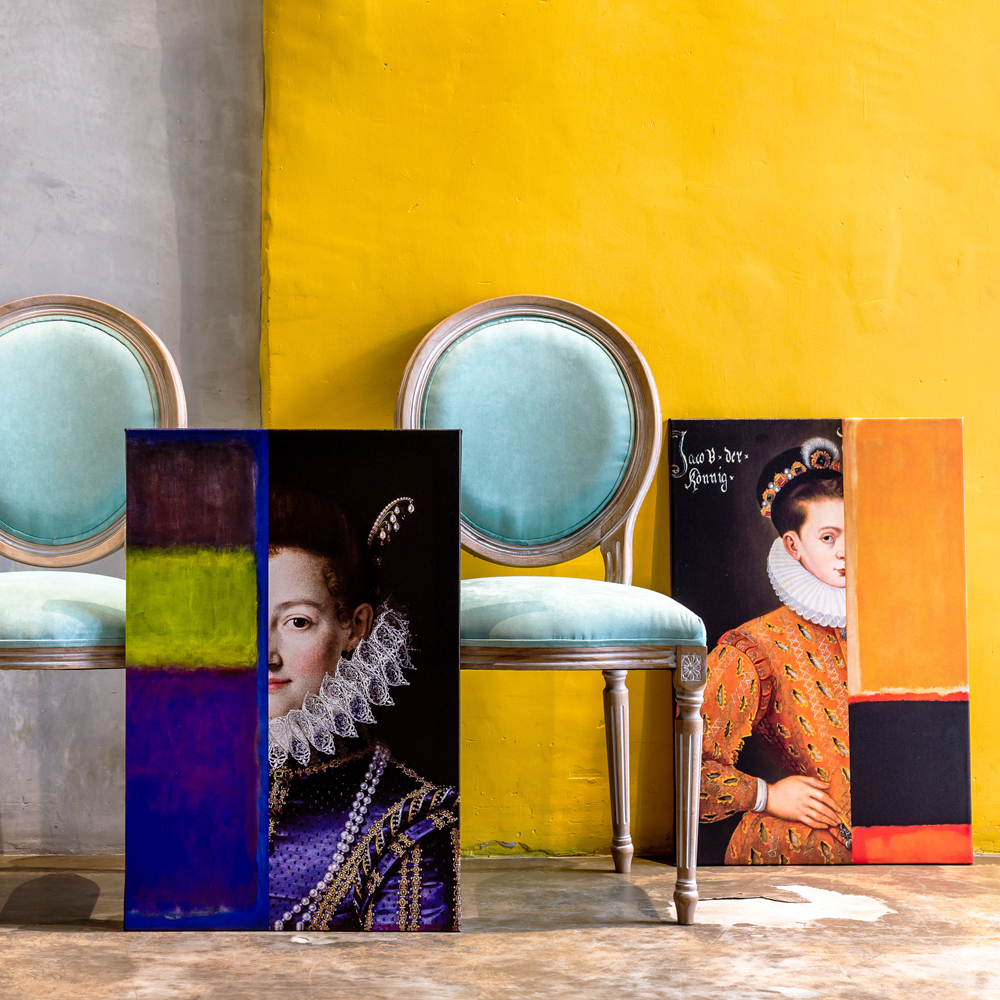 30101910 Арт-портрет «Кристина» (холст, галерейная натяжка) Object Desire  - Вид №11