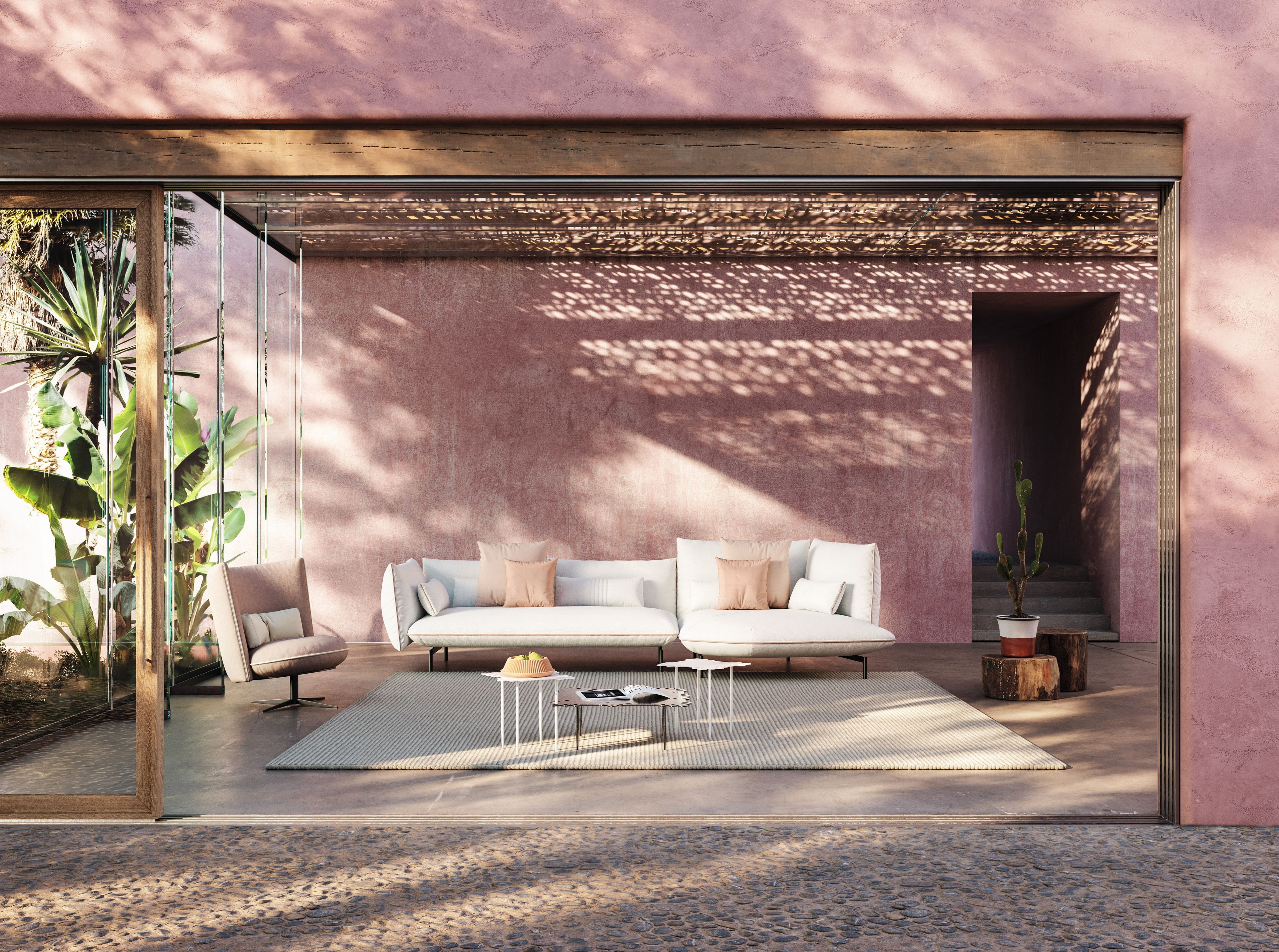 Тканевый диван с полуостровом Liu Jo Living Collection ICE BREAKER ARCH-00105056 - Вид №9