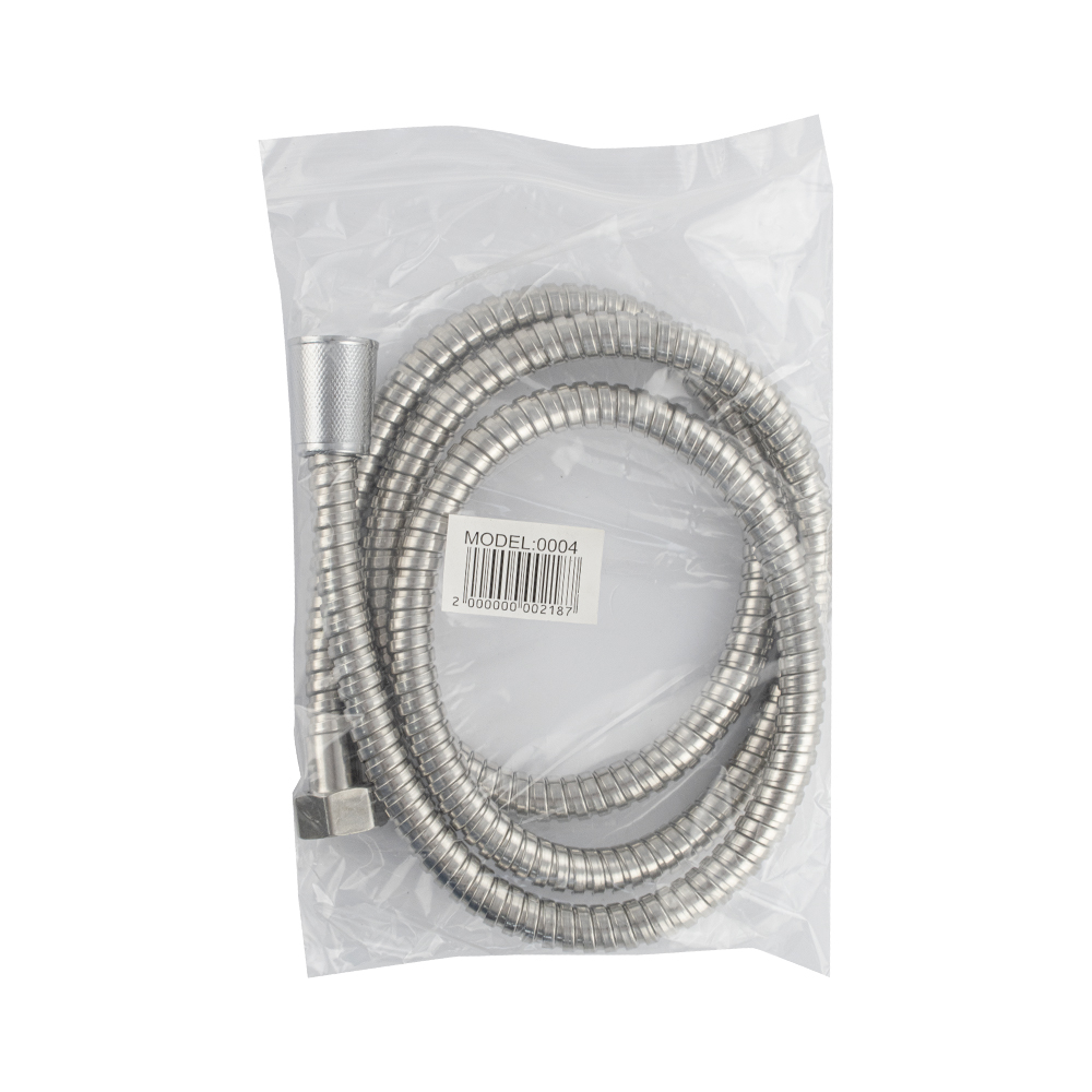 GFmark - Шланг душевой 1/2 " 1,5 м металлический, в пакете, код: 0004  - Вид №2