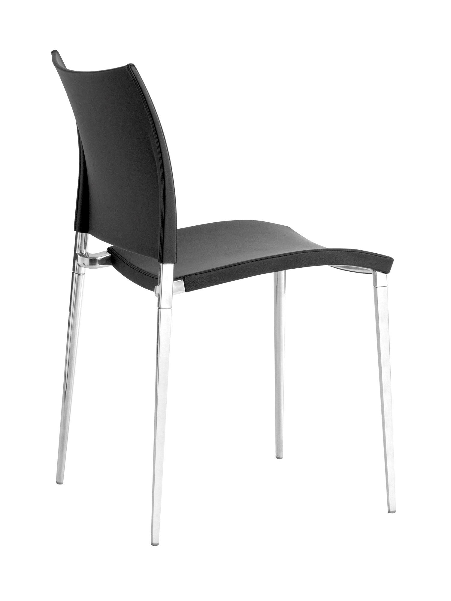 Штабелируемый стул с кожаной обивкой Desalto песок ARCH-00094240 - Вид №1