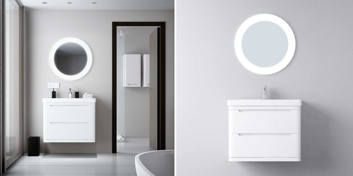 Avila Dos Тумба с раковиной LOOP 80 Color 70 Trendy LOOP TRENDY 2706208N70 - Вид №1