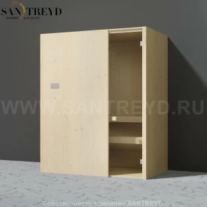 Effegibi EASY SA45450001 Сауна. Установка: к стене. Мощность: 4,5 кВт макс. Размеры: длина 180 см, ширина 120 см. Отделка: осина натуральная.