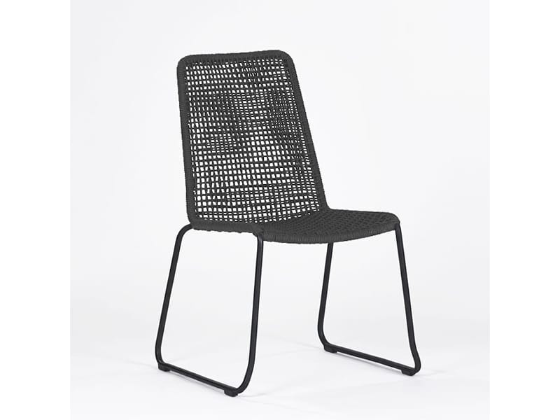 Стальной салазок штабелируемый садовый стул LAMBERT PATTI ARCH-00053826