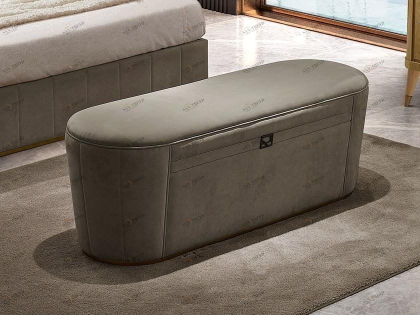 Barnini Oseo Мягкая скамья из ткани Richmond upon thames Rc39