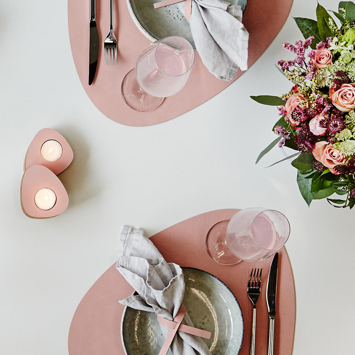 98283 NUPO rose подстановочная салфетка фигурная 37x44 см, толщина 1,6 мм;LIND DNA  - Вид №1