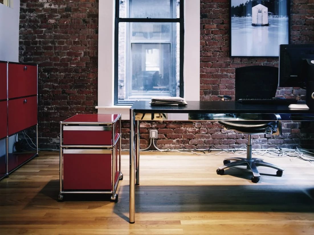 Металлический офисный комод с колесами USM USM Haller System ARCH-00023780 - Вид №8