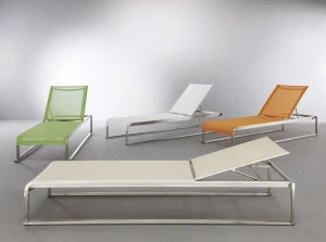 MOBIKA GARDEN Штабелируемый садовый кушетка из нержавеющей стали