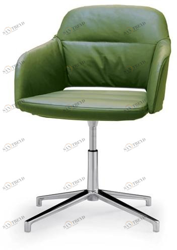 Sinetica Кожаное кресло с подлокотниками для залов ожидания Captain sun-id-1409119