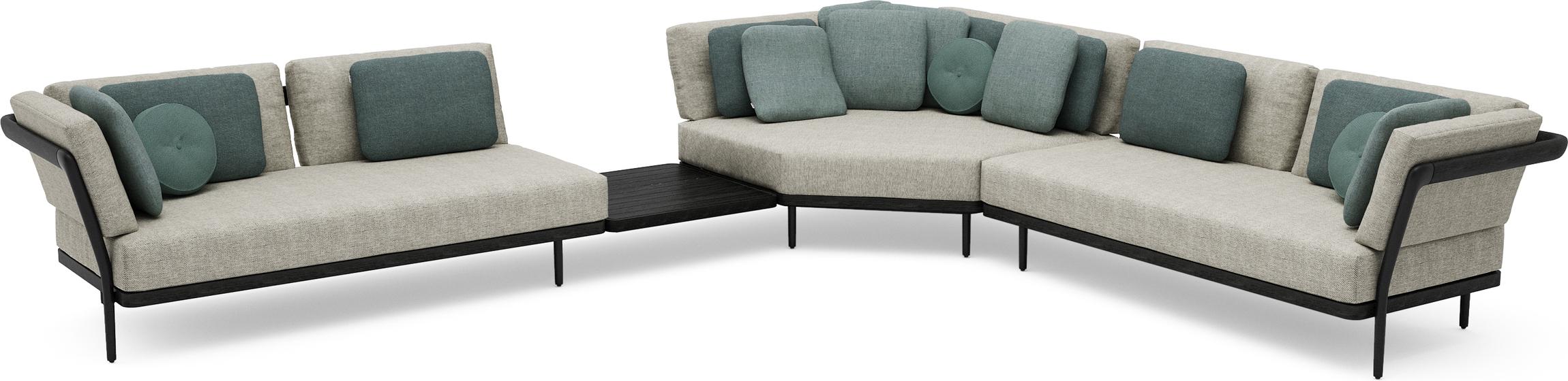 Concept 1 teak nero черный Manutti Flex MNST526