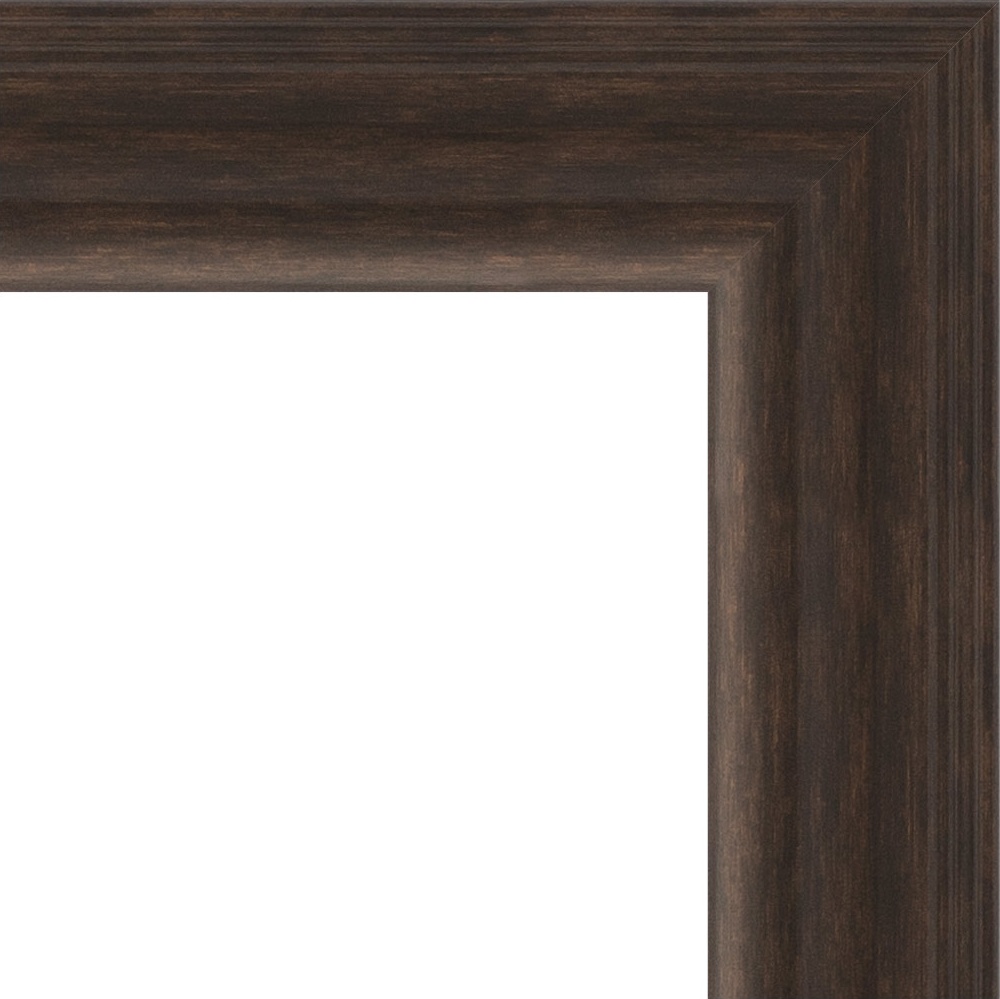 BY 1214 Зеркало с фацетом в багетной раме - палисандр 62 mm EVOFORM Exclusive - Вид №4