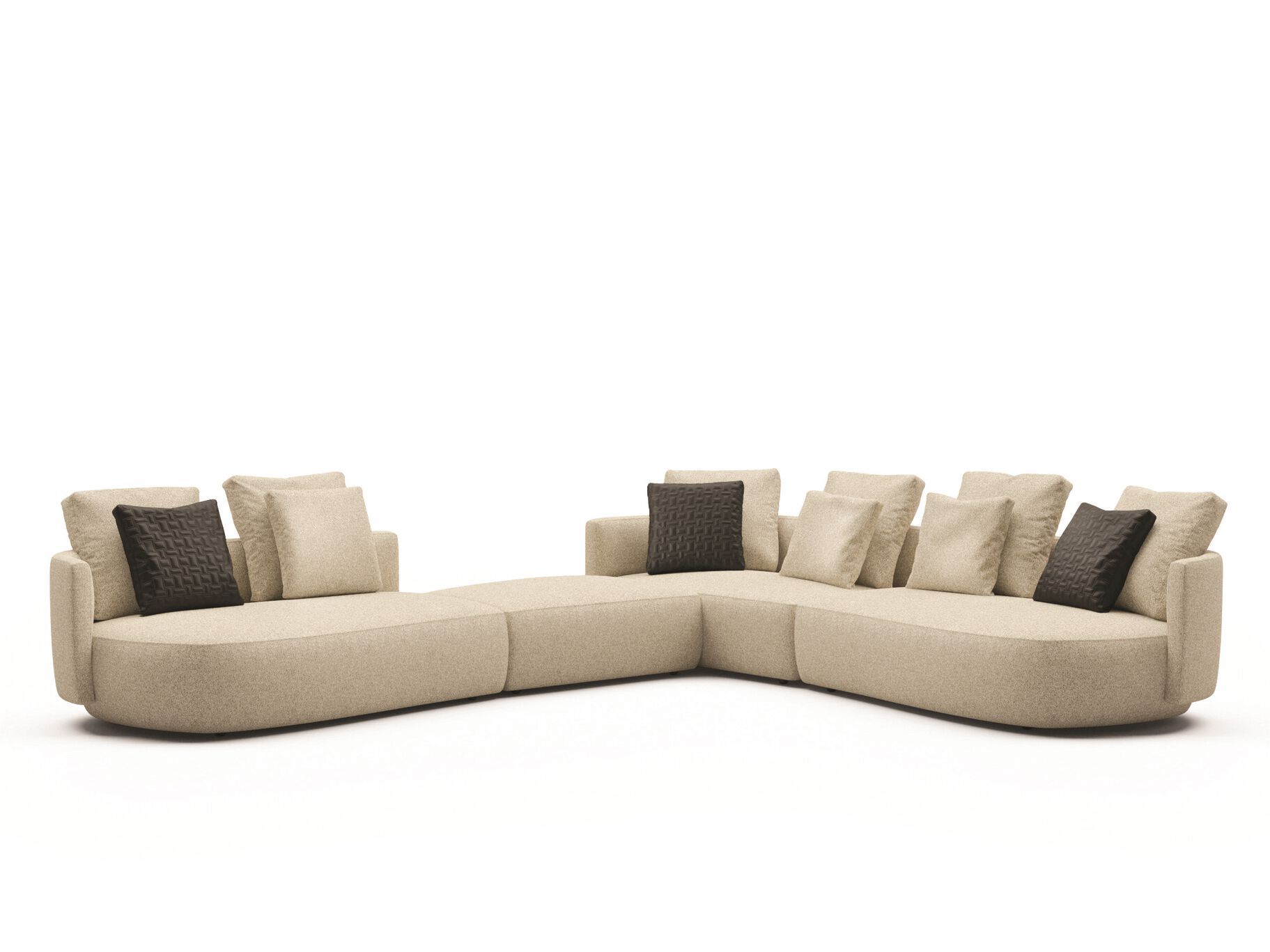 Модульный тканевый диван MisuraEmme Rosè ARCH-00066839 - Вид №24