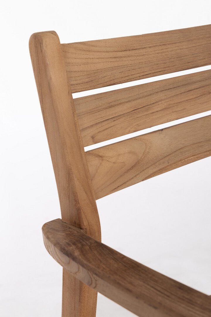 Штабелируемый садовый стул из тикового дерева BIZZOTTO ADRIEL ARCH-00107747 - Вид №6