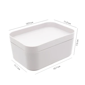 Органайзер для хранения 15.9x11.3x7.2 см полипропилен платина