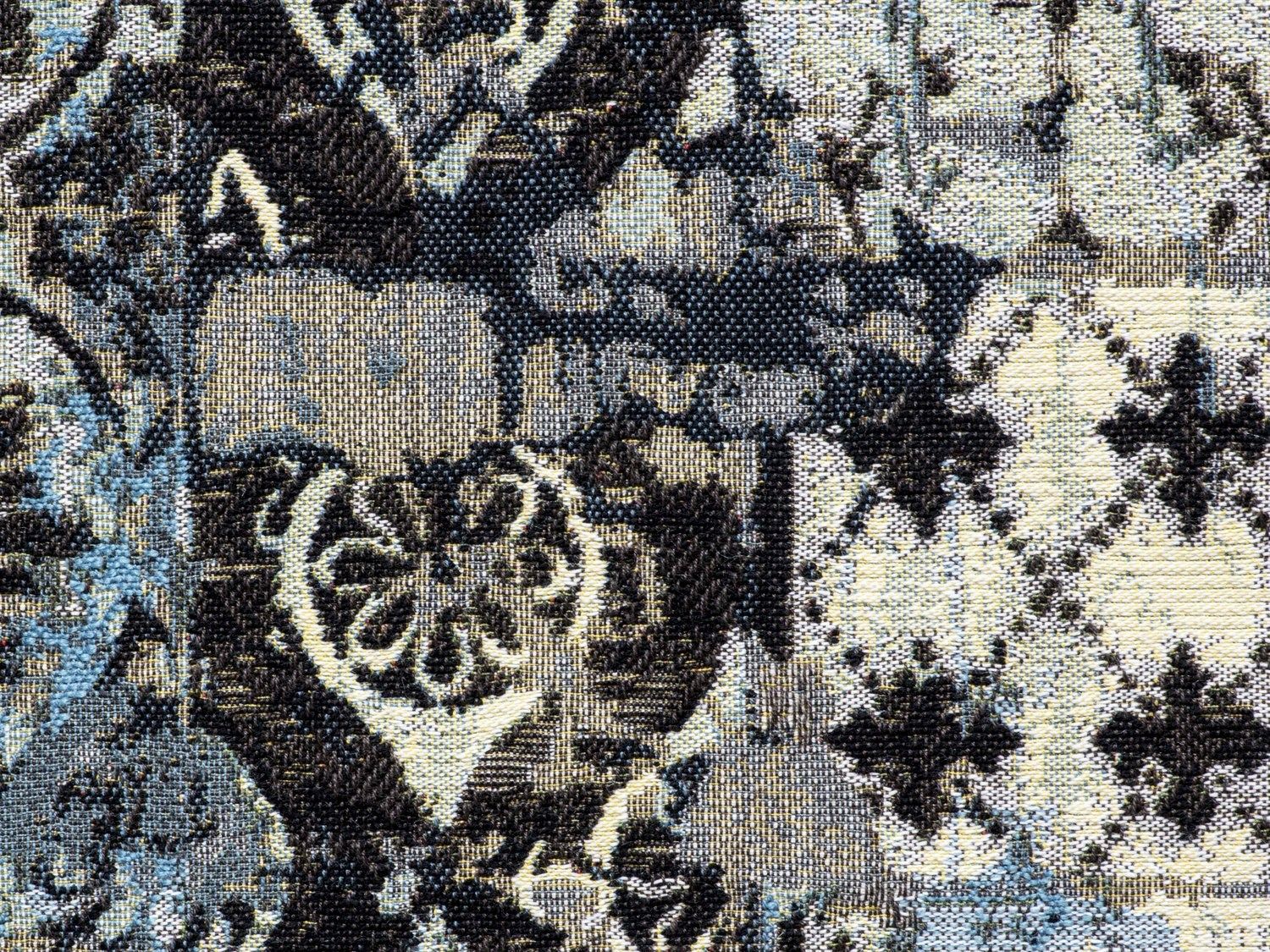 Хлопчатобумажная ткань для обивки стен с графическим рисунком LELIEVRE Jean Paul Gaultier-Nature et découverte ARCH-00004055 - Вид №3