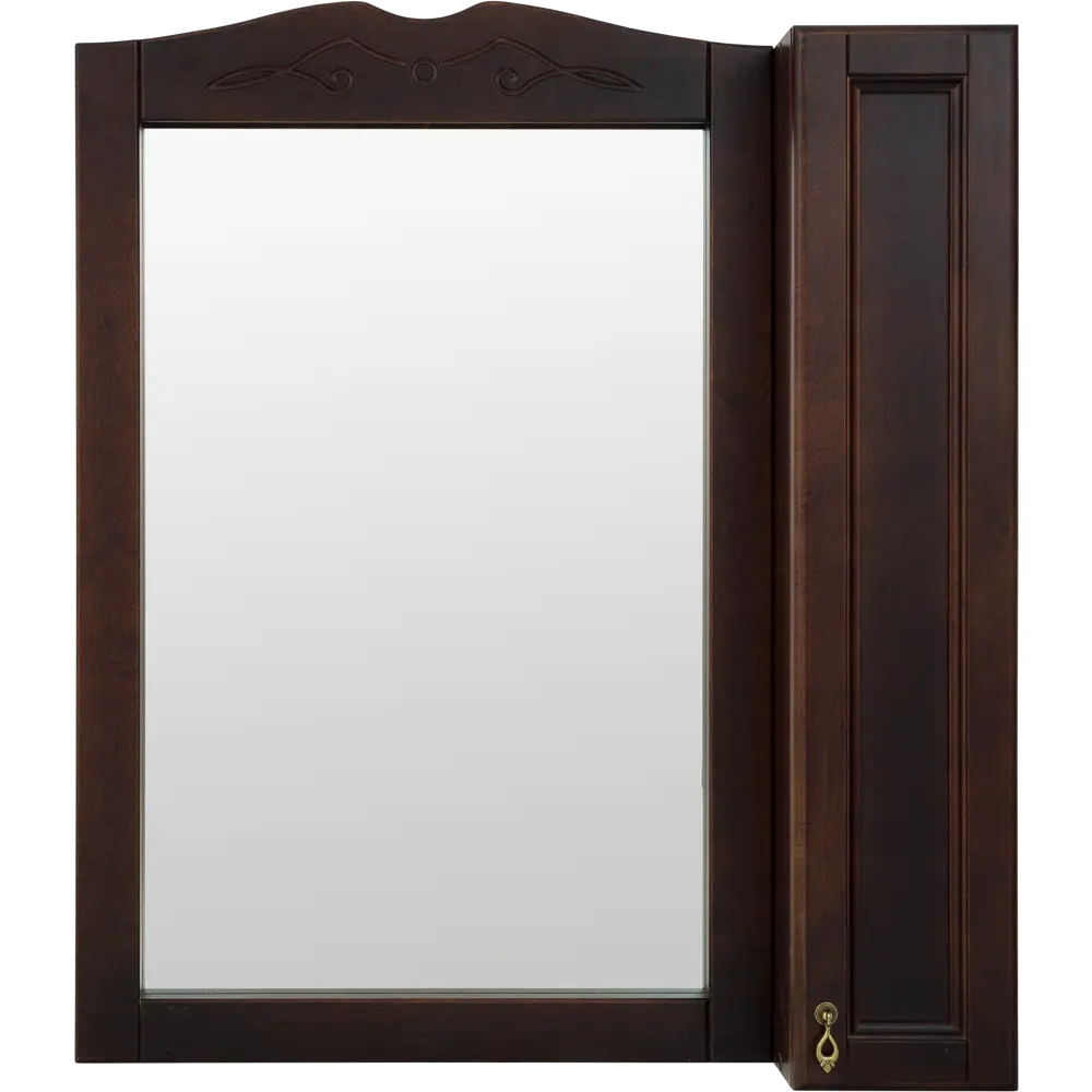 Шкаф зеркальный «Retro» 85 см цвет орех 13848203 STLM-2012920 O-MEBEL 