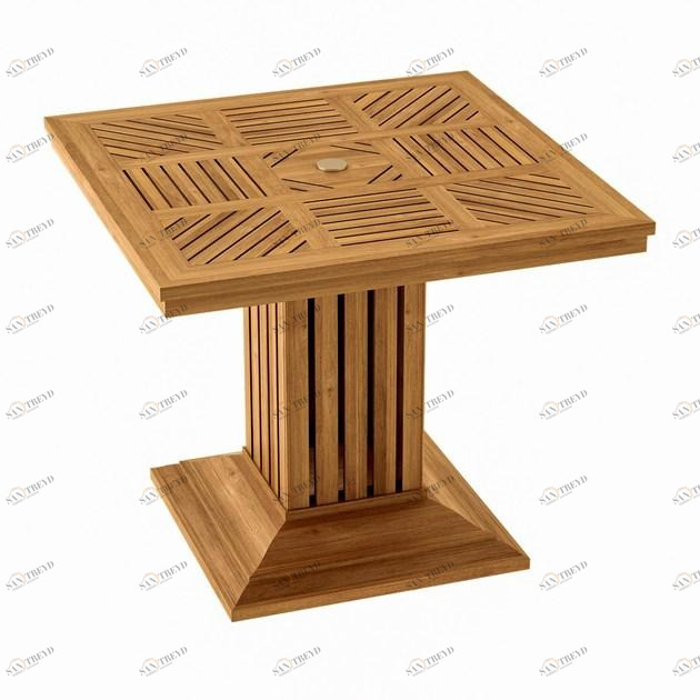 ASTELLO Садовый стол из тикового дерева Coquelicot Cl.tr1.l1.04