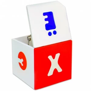 Ящик для игрушек "Абвгдейка" МАНДАРИН АБВГДЕЙКА 178605 Белый