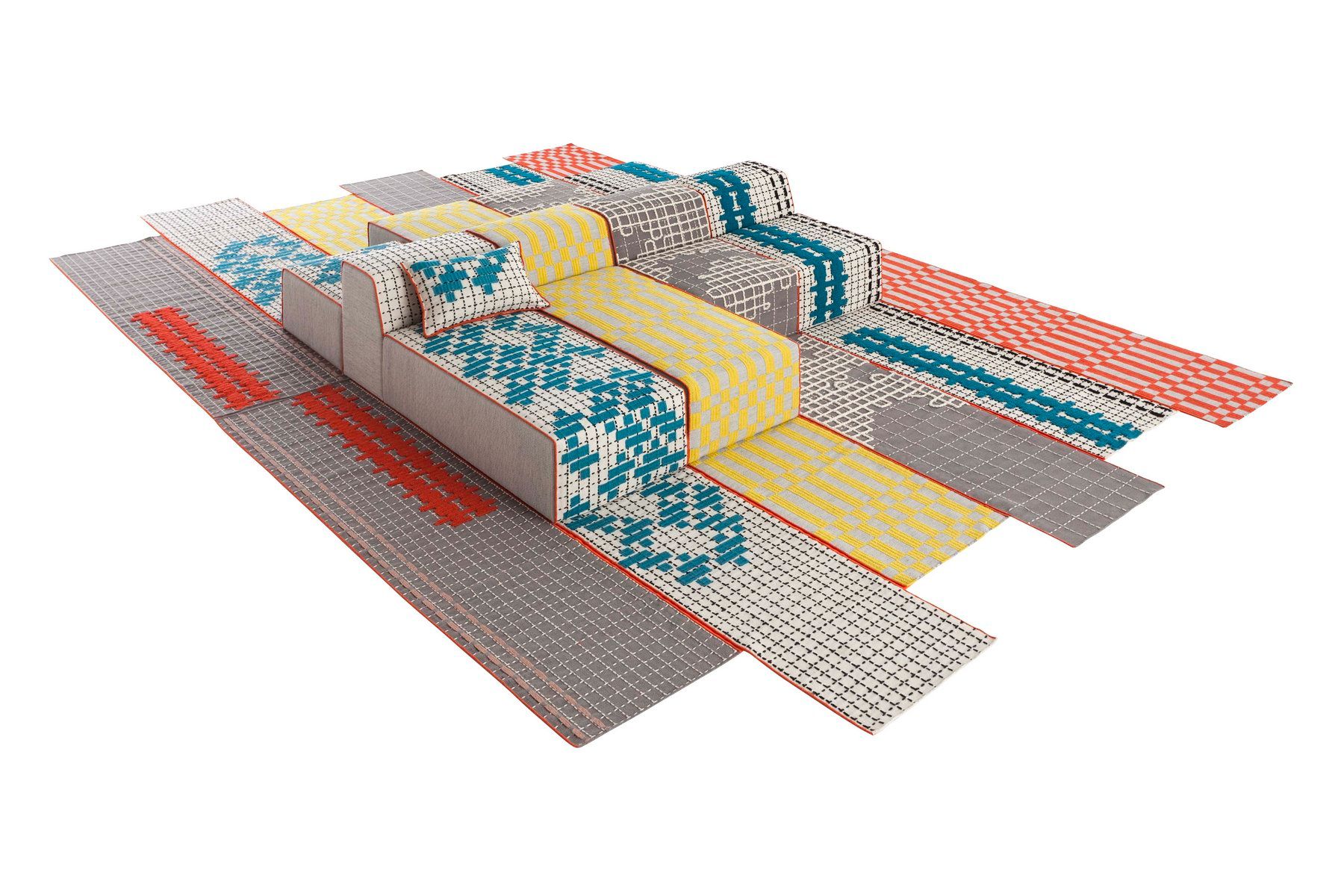 Ткань пуф GAN Bandas ARCH-00039734 - Вид №2