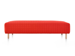 Мягкая скамейка из ткани