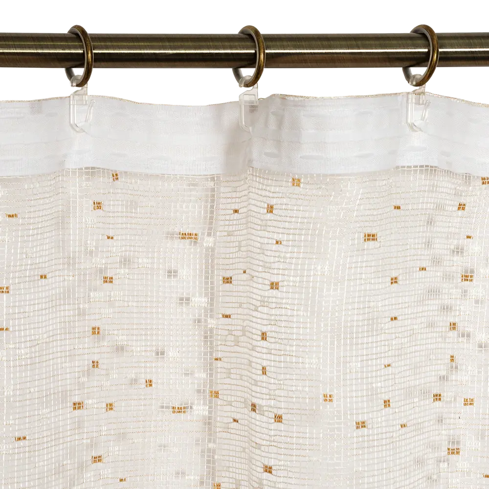 Тюль на ленте «Сеточка», 300х280 см, мотивы, цвет бежевый ТОРГОВЫЙ ДОМ ТЕКСТИЛЬ STLM-2155751 - Вид №5