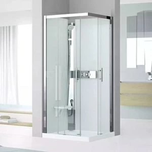 Душевая кабина 90x90 GLAX 3 A90 STANDARD Novellini GLAX 3 с высоким душевым поддоном