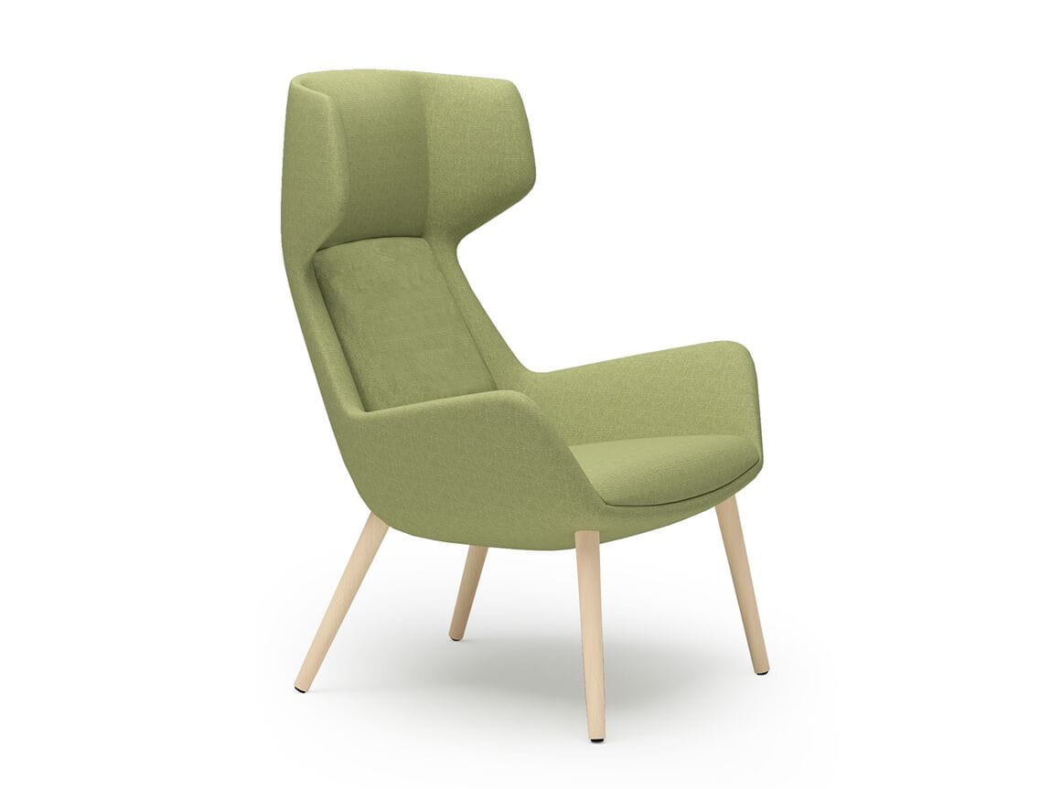 Кресло с высокой спинкой и подлокотниками SCHNEEWEISS interior Space ARCH-00122638 - Вид №1