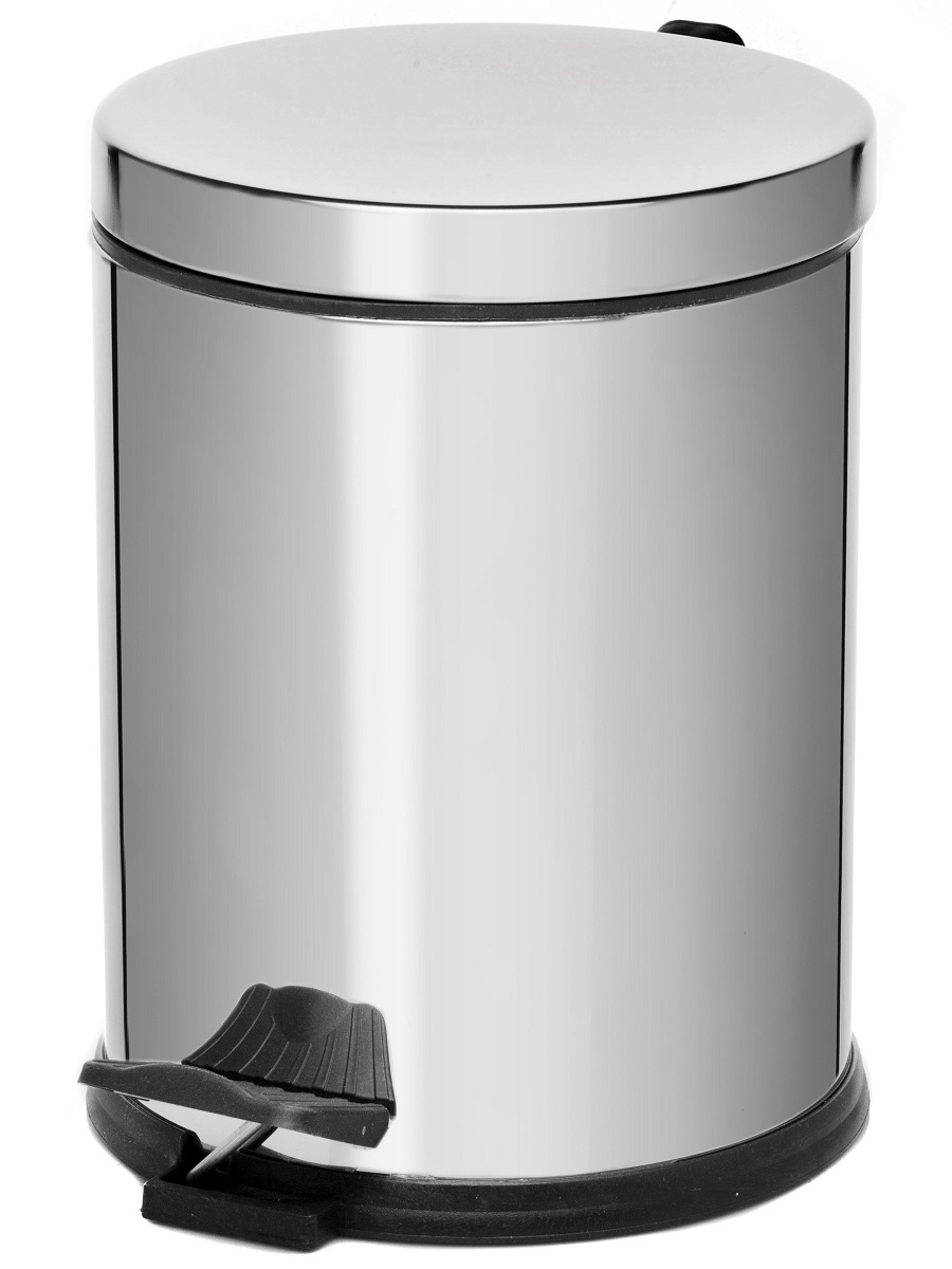 Вёдра с педалью и крышкой Antila Soft Close 5L Chrome NAVAKO 11007
