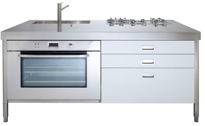 ALPES-INOX Мини-кухня из нержавеющей стали Liberi in cucina sun-id-1348460 - Вид №3
