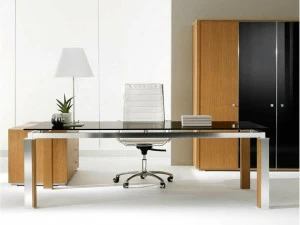 IFT Прямоугольный письменный стол из хрусталя Electa