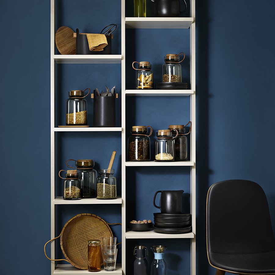 Банка с дубовой крышкой 1,5 л серая Silhouette EVA SOLO  00-3872314 Бежевый;серый  - Вид №1