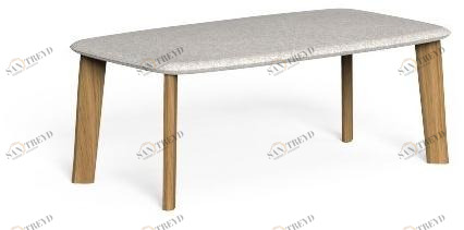 Talenti Садовый пуф из тика Cleo teak sun-id-1375781