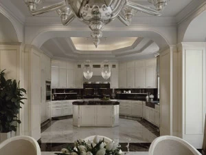 Martini Interiors Кухня из дерева с островом на заказ Essenza