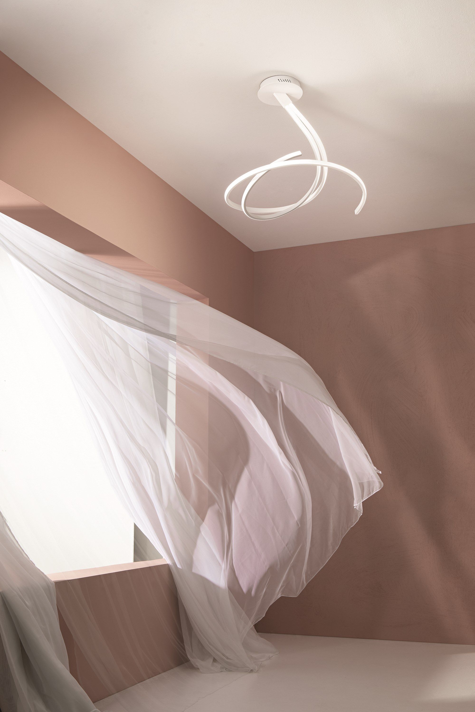 Алюминиевый светодиодный потолочный светильник Fan Europe Lighting Luce Ambiente Design ARCH-00104402 - Вид №1