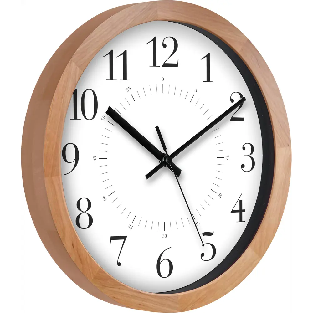 Настенные часы TROYKATIME Дерево с бесшумным механизмом 89358533 NATURE STLM-0834606 - Вид №2