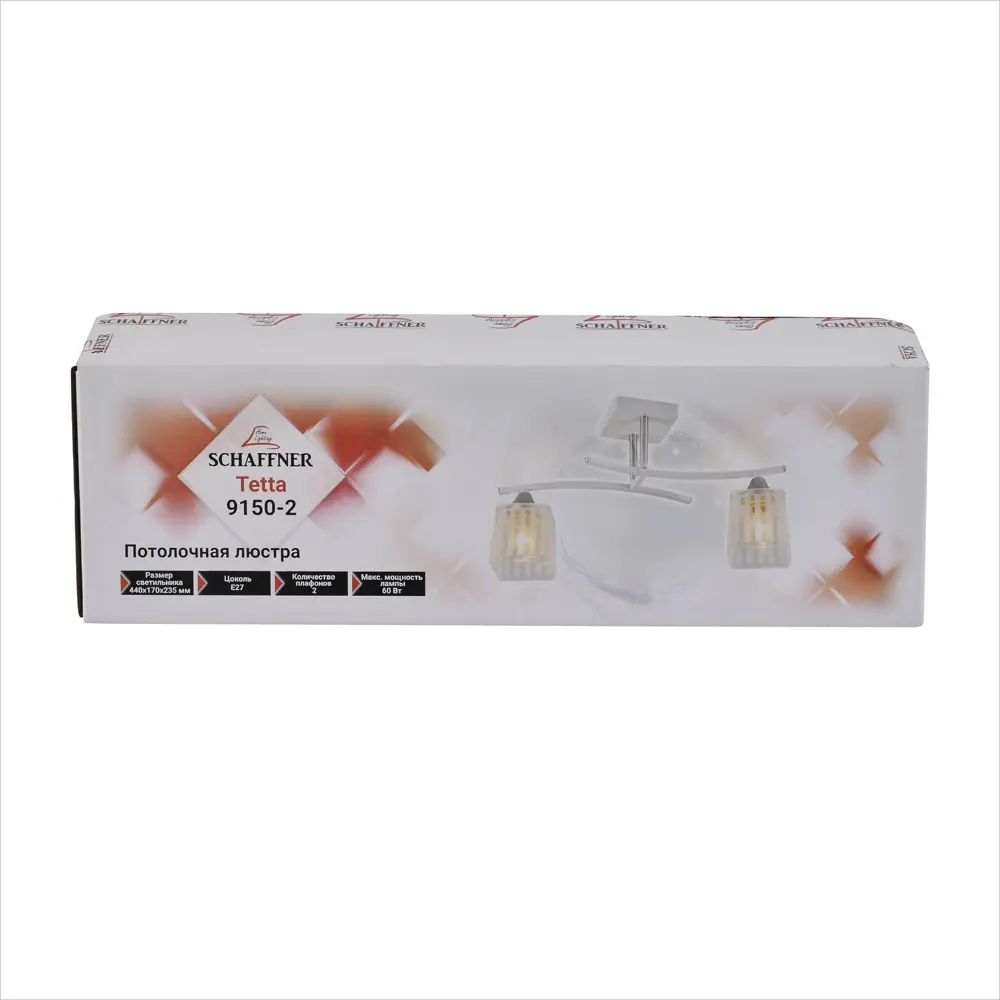 Люстра потолочная Tetta 9150-2 2 лампы SCHAFFNER STLM-2180837 - Вид №12