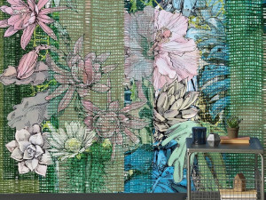 Тропические обои ПВХ бесплатно, ЭКО, моющиеся