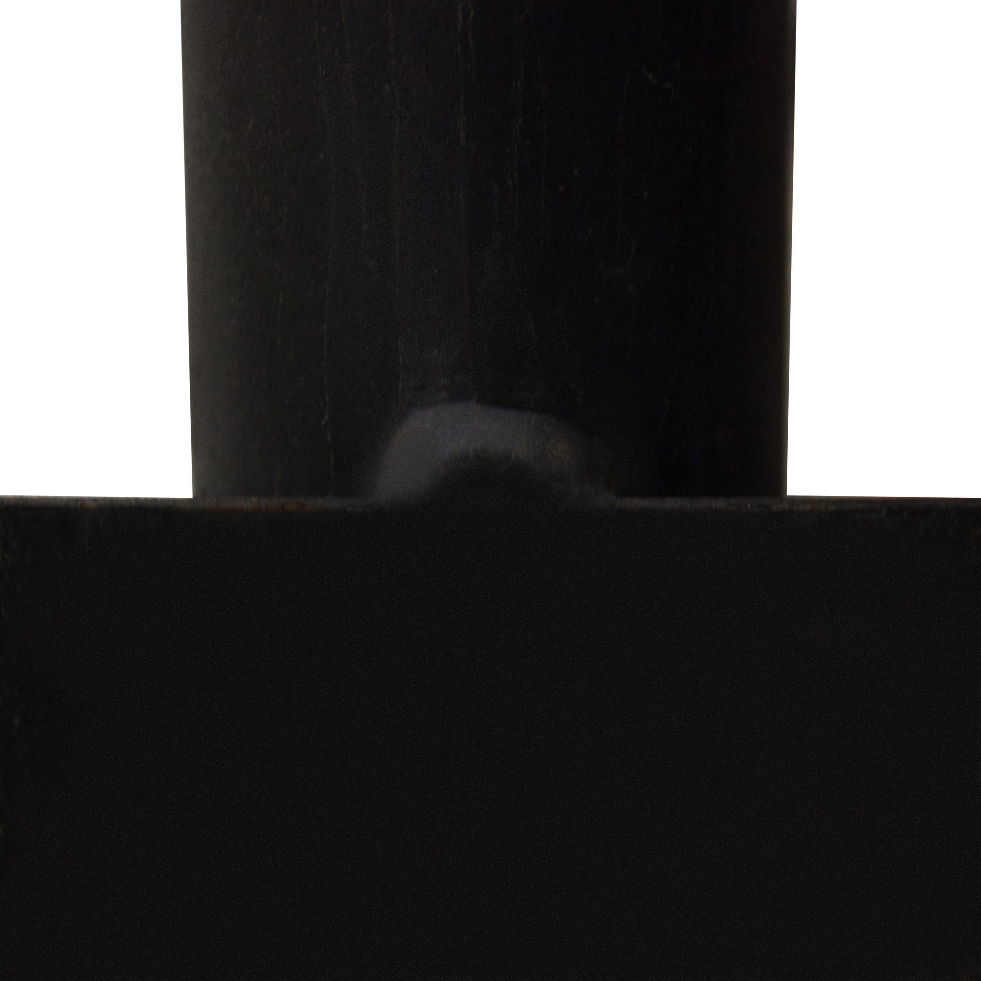 17630578 Столб для забора с планкой (ушами), высота 2.3 м, диаметр 40 мм, цвет чёрный Santreyd  - Вид №4