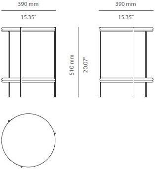 PRADDY Круглый сервировочный стол Stanley Tr019|tr020 Tr019~tr020 - Вид №4