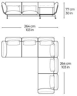 José Martínez Medina Диван из ткани Blacktone sun-id-1385324 - Вид №10