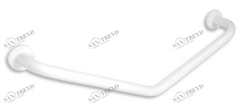 Угловой поручень Novaservis Metalia Help R66404.11 белый R6640411
