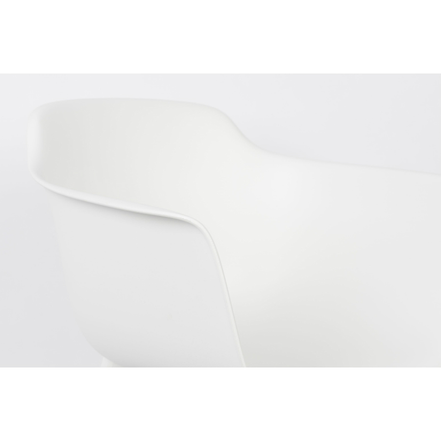 Кресло Mae, белое White Label Living 1200163 - Вид №13