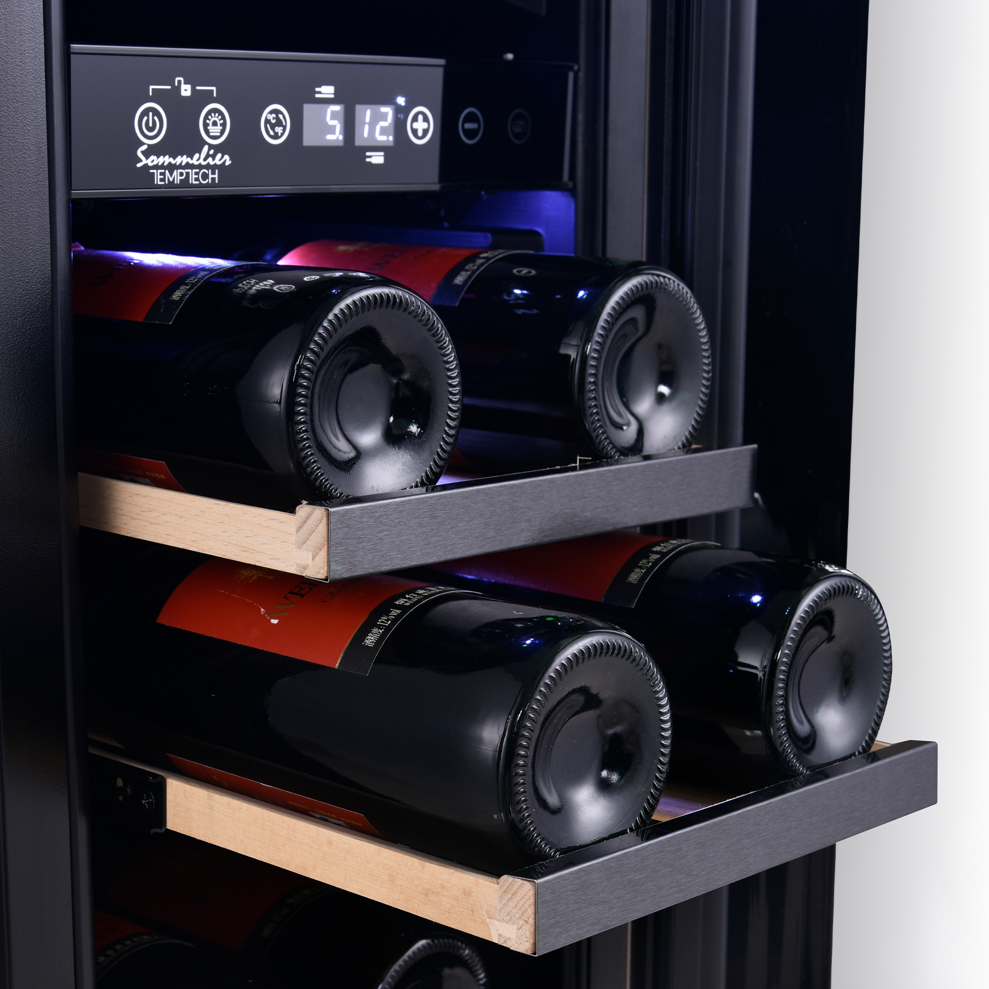 5344181 Винный шкаф Temptech SOMX30DRB черный STDN-0100191 - Вид №3