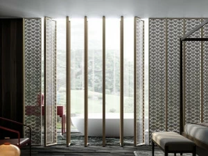 Linvisibile Перегородка с алюминиевой рамой Linvisibile brezza