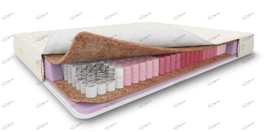 Матрас ортопедический с независимым пружинным блоком 180x200 Maybe 5 BELABEDDING  129362 Белый 