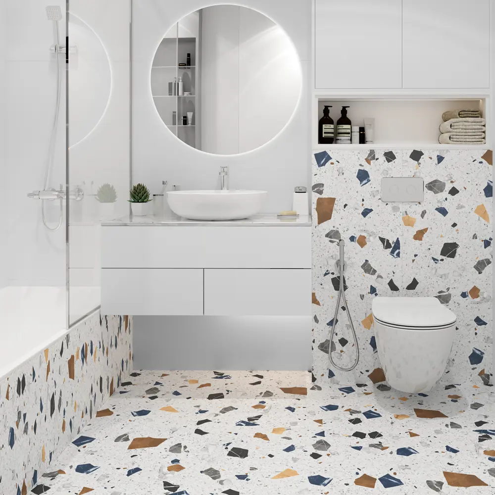 Керамогранит INCOLOR Azteca матовый белый 60х120 см 87204737