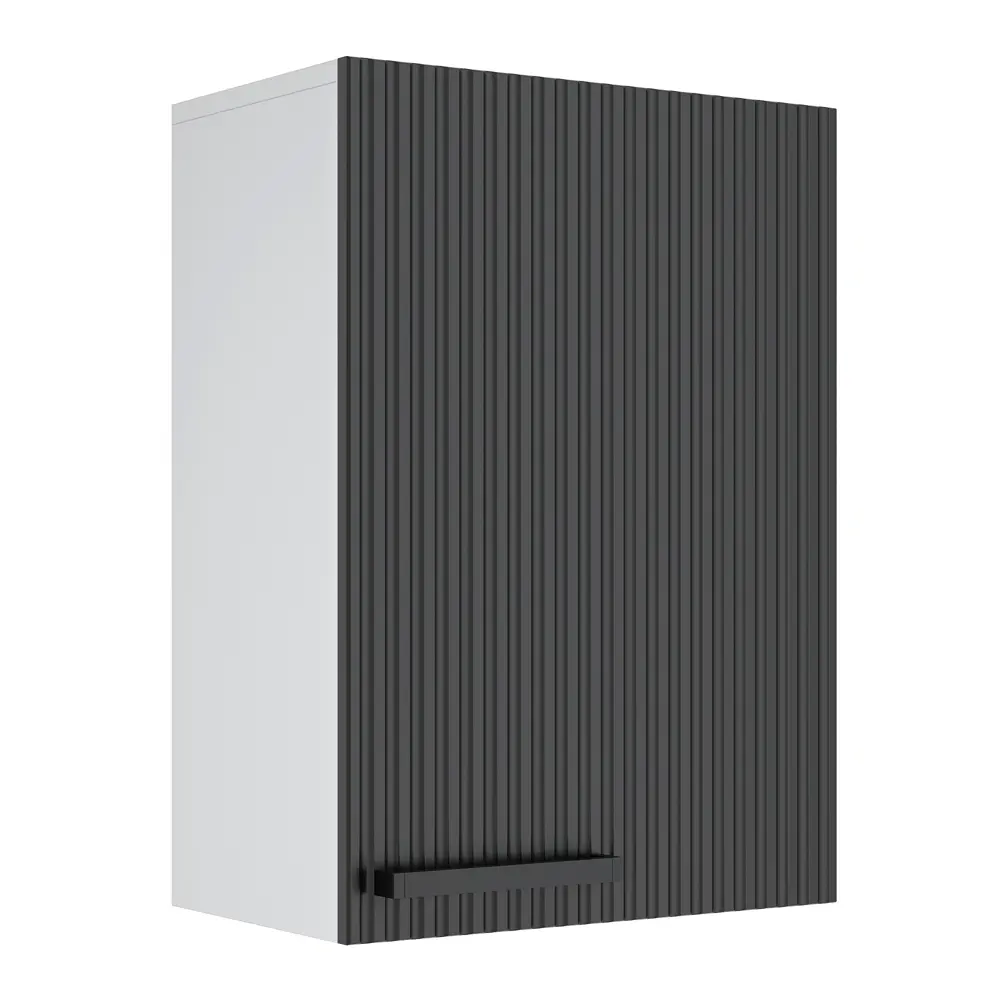 Шкаф навесной Виль 50x67.6x28.6 см МДФ цвет графит 86342481 STLM-2127282 Santreyd