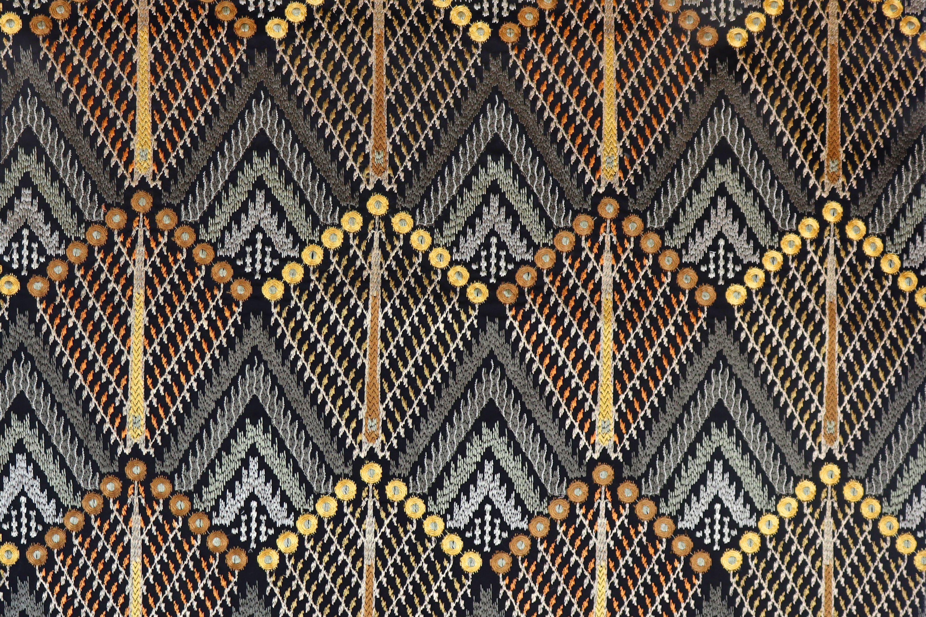 Многоцветная хлопчатобумажная ткань Aldeco Veva ARCH-00023424 - Вид №2