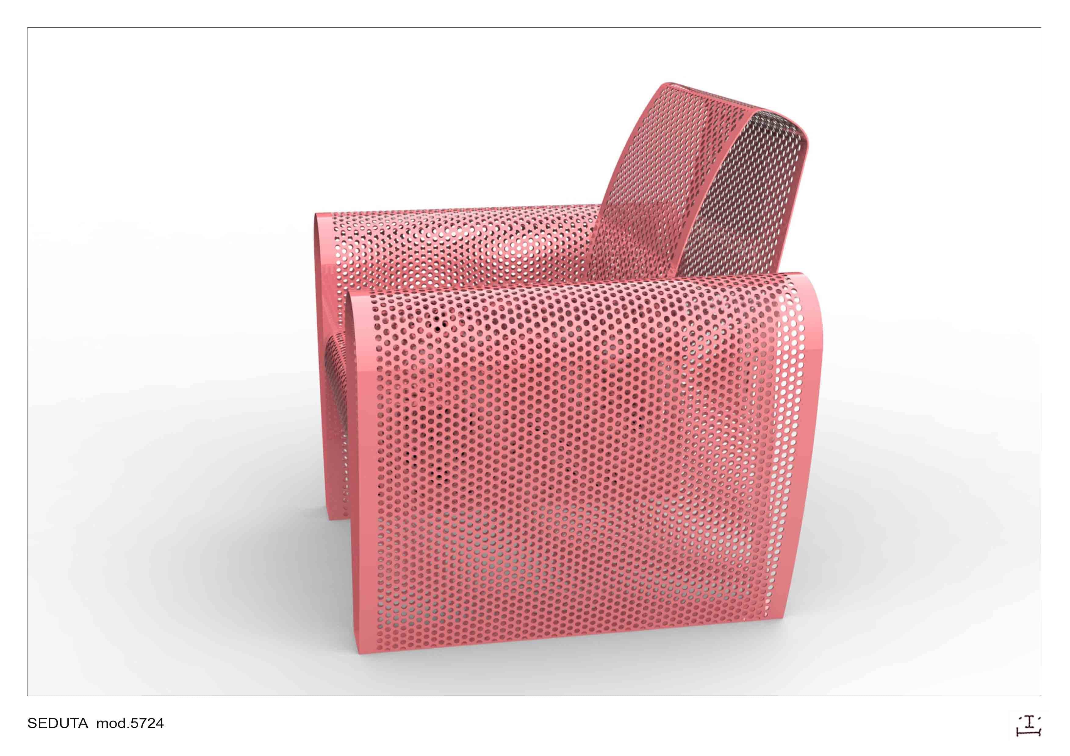 Наружное сиденье из оцинкованной стали CITYSì тщеславие ARCH-00029055 - Вид №3