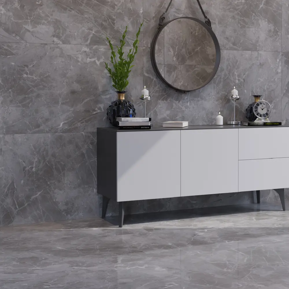 Керамогранит Grasaro Softmarble 60x120 см 1.44 м² лаппатированный цвет серый STLM-2057214